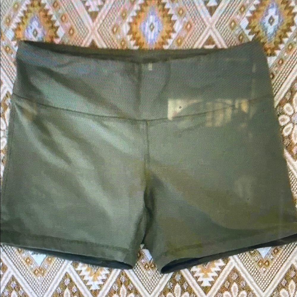 Olive Green Women's Athletic Shorts